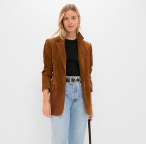 Tuckernuck Toffee Suede Leo Blazer Jacket